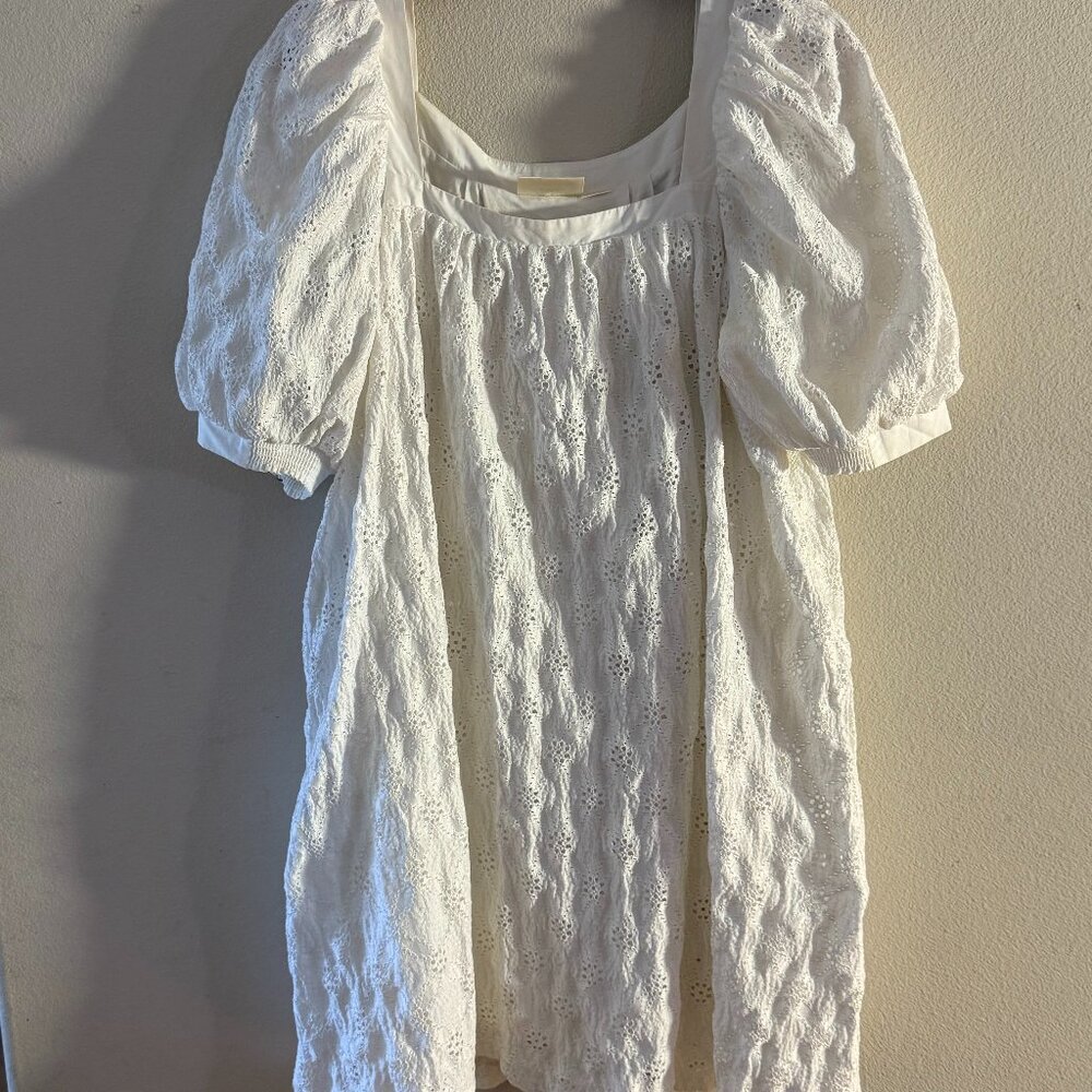 Anthropologie White Sundress